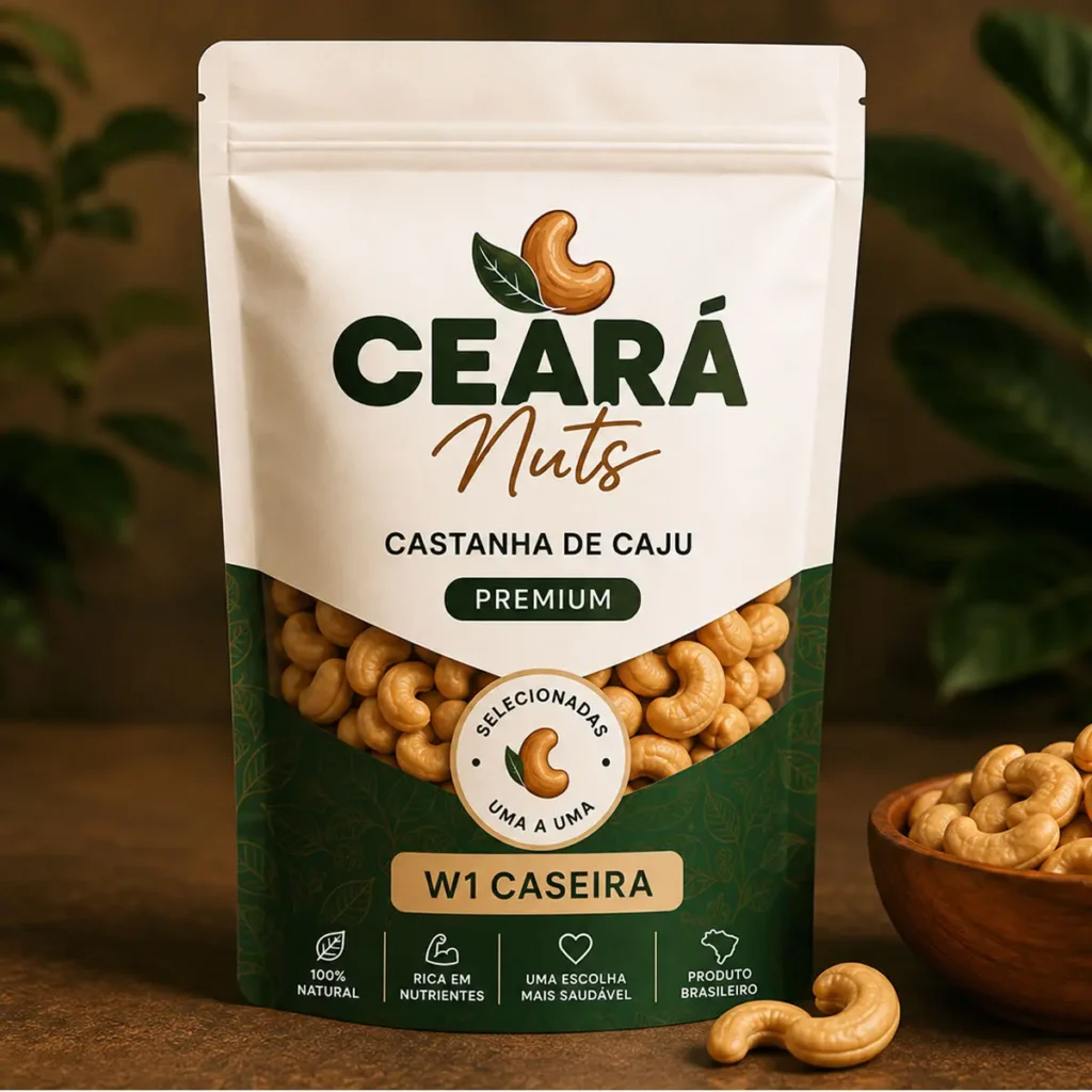 Castanha de caju caseira W1 Ceará Nuts