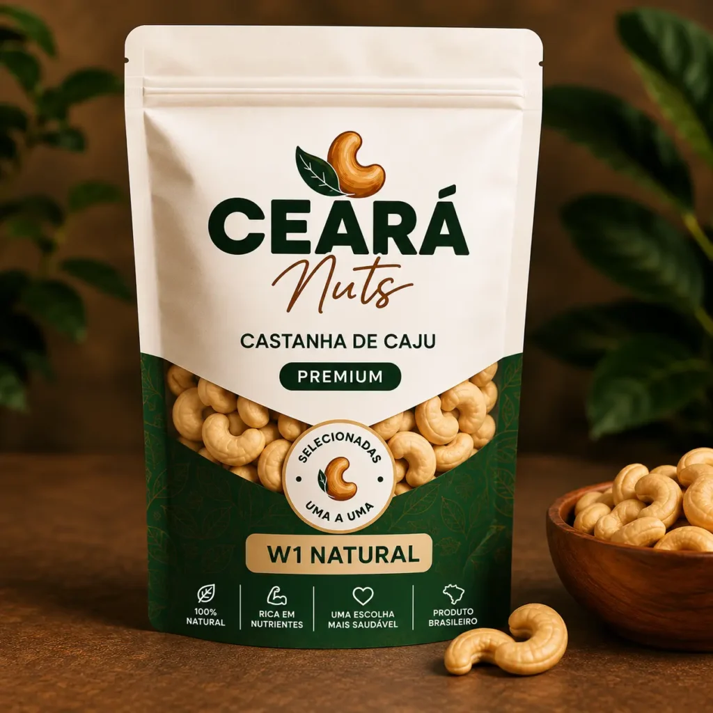 Castanha de caju natural W1 Ceará Nuts