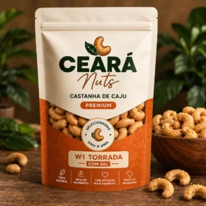 castanha de caju torrada com sal